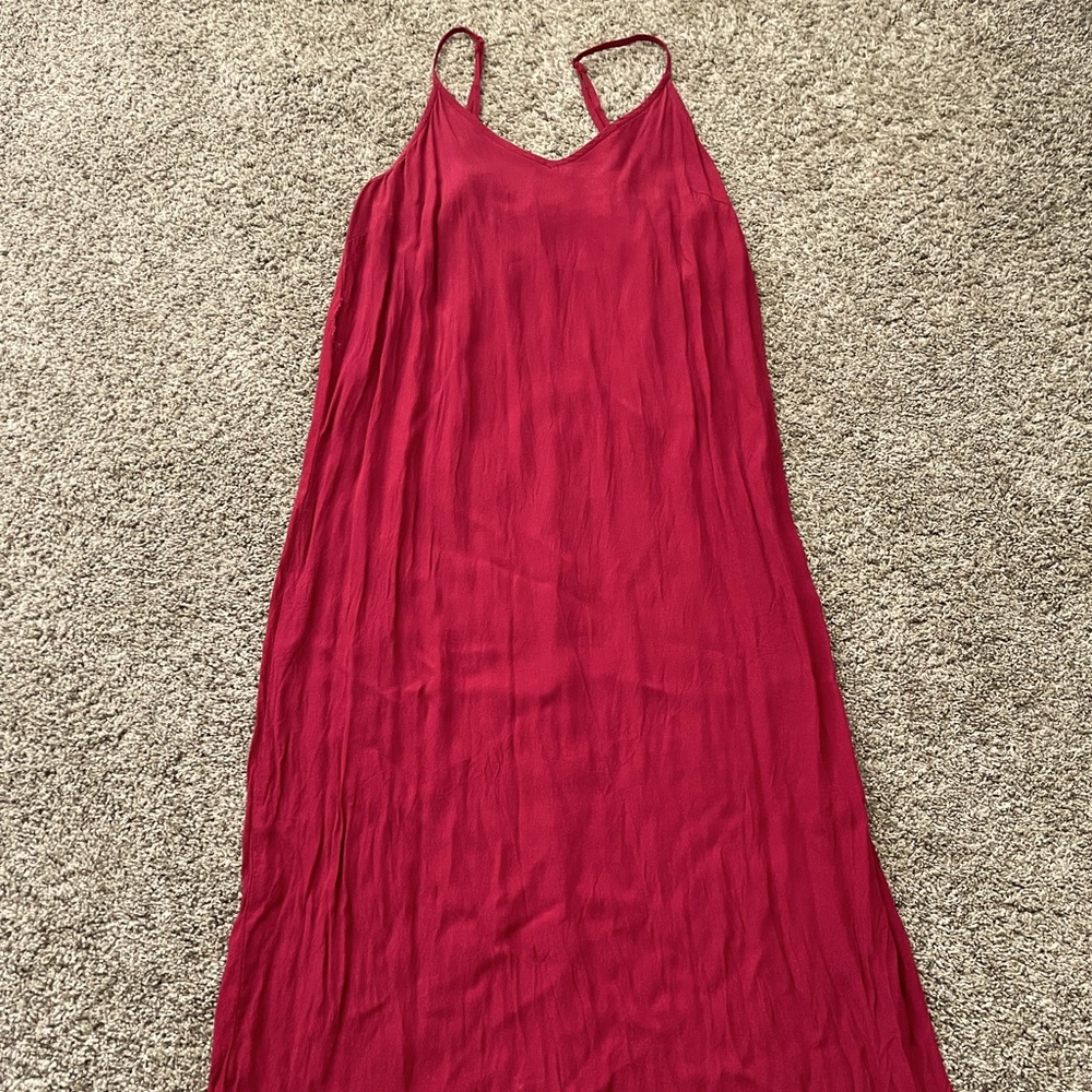 Old Navy Red Maxi Dress, XS